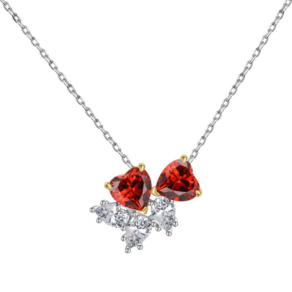 ˇTrend JewelryˇDainty Red Heart Necklace