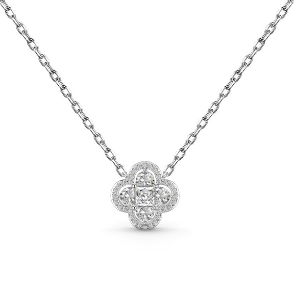 ˇTrend JewelryˇSpliced Lucky Four-Leaf Clover Versatile Necklace