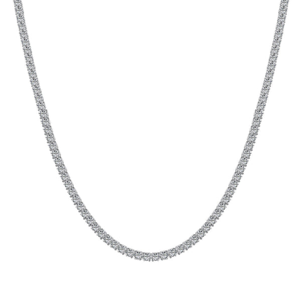 ˇTrend JewelryˇDelicate Round Shape Tennis Necklace
