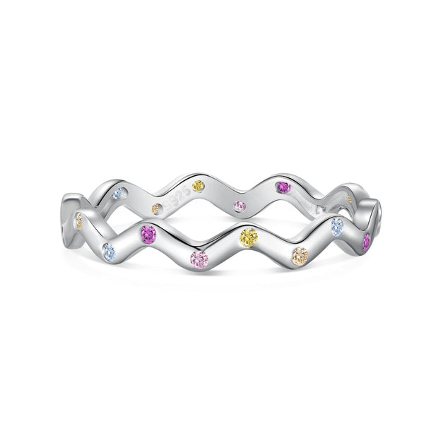 ˇTrend JewelryˇOrnate Vibrant Round Cut Daily Ring