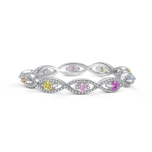 ˇTrend JewelryˇElegant Energetic Round Cut Daily Ring