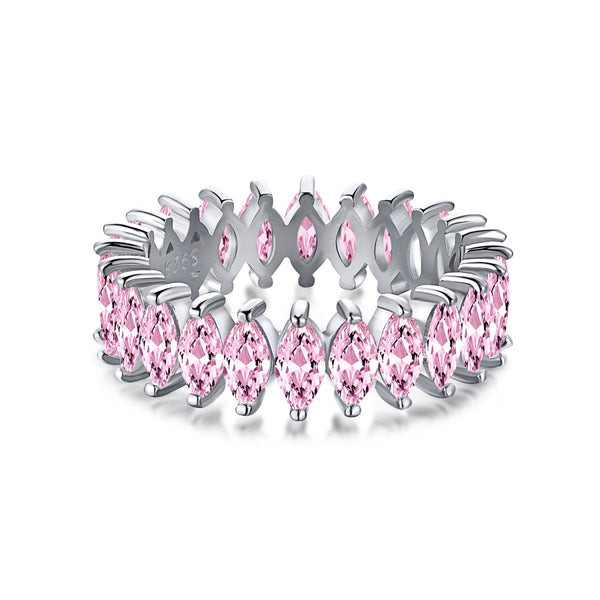 ˇTrend JewelryˇGorgeous Marquise Cut Tennis Ring