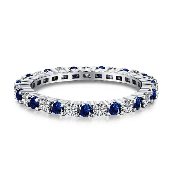ˇTrend JewelryˇExquisite Colorful Round Cut Tennis Ring