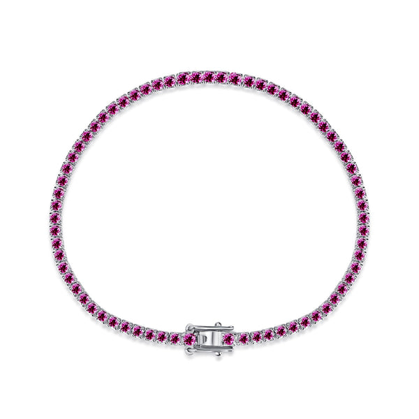 ˇTrend JewelryˇDazzling Colorful Round Cut Daily Bracelet