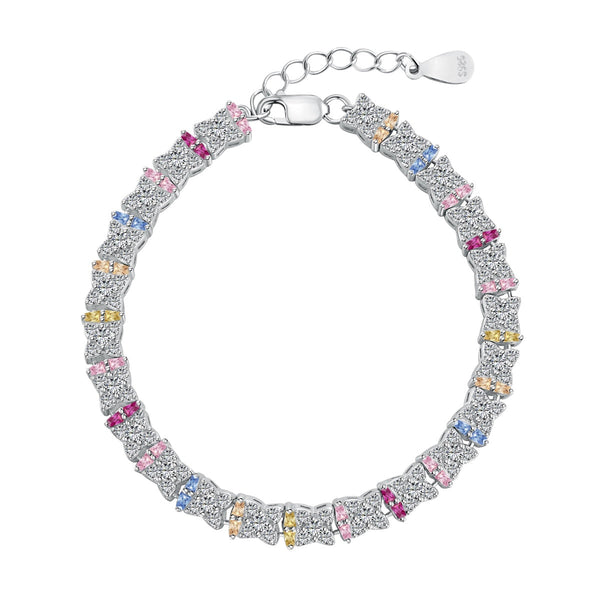 ˇTrend JewelryˇUnique Colorful Flower Shape Daily Bracelet