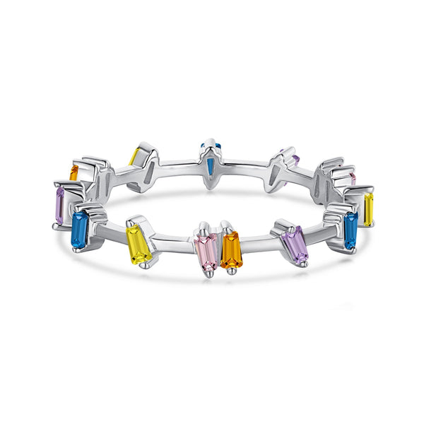 ˇTrend JewelryˇUnique Trapezoid Cut Daily Ring
