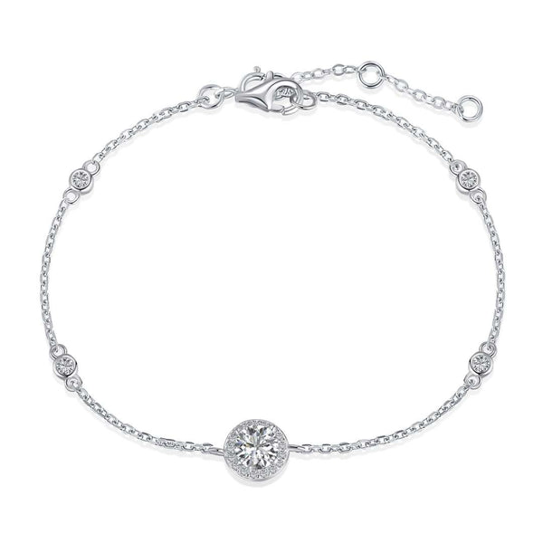ˇTrend JewelryˇDazzling Round Cut Shape Bracelet