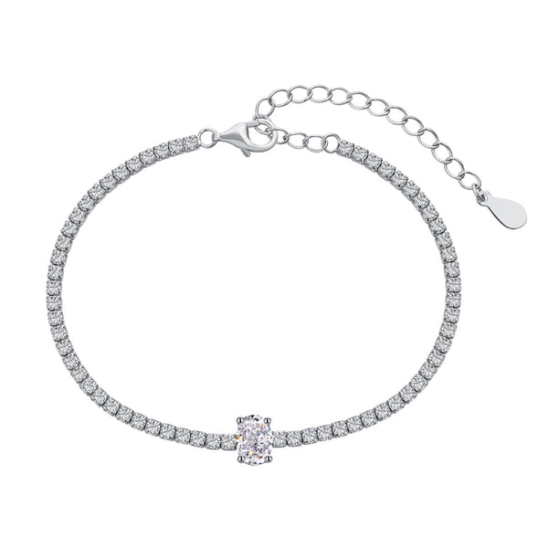 ˇTrend Jewelryˇ0.75 Carat Exquisite Oval Cut Daily Bracelet