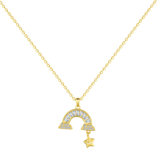 ˇTrend JewelryˇUnique Rainbow Star Necklace