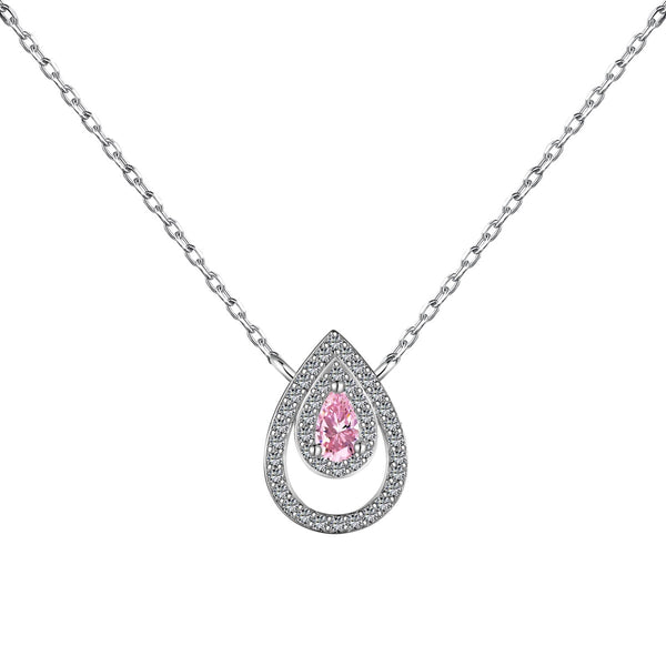 ˇTrend JewelryˇSparkling Pear Cut Necklace