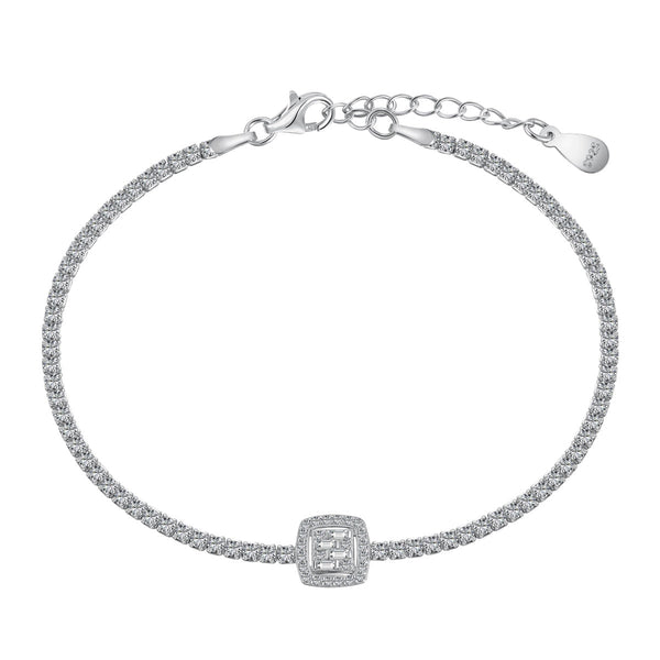 ˇTrend JewelryˇLuxurious Dazzling Square Shape Banquet Bracelet