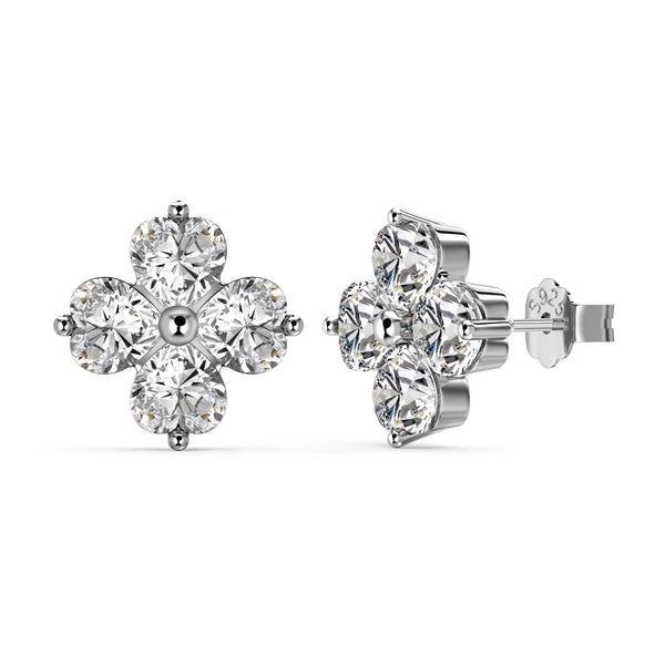 ˇTrend JewelryˇFour-Leaf Clover Ball Earrings