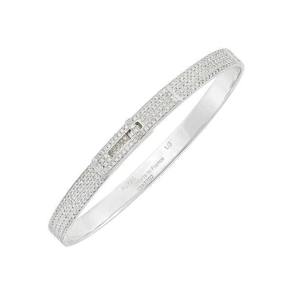 ˇTrend JewelryˇHM KELLY ARMBAND AUS SILBER MIT VOLLEM PAVE-DIAMANT