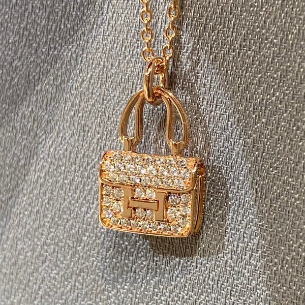 ˇTrend JewelryˇCONSTANCE PEDANT DIAMOND NECKLACE