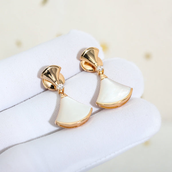 ˇTrend JewelryˇDREAM MOP PINK GOLD EARRINGS