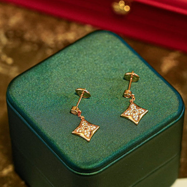 ˇTrend JewelryˇSTAR DIAMONDS EARRINGS GOLD