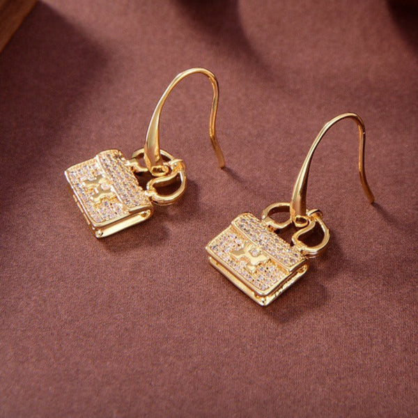 ˇTrend JewelryˇKELLY DIAMOND EARRINGS
