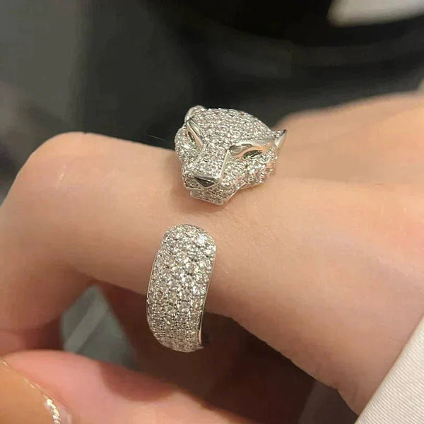 ˇTrend JewelryˇPANTHERE 5.5MM ALL DIAMOND RING