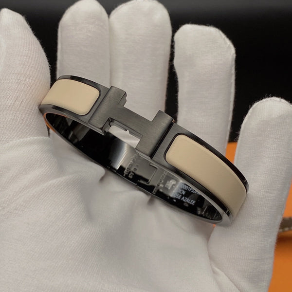 ˇTrend JewelryˇH ARMBAND 12MM SCHWARZ BEIGE KERAMIK