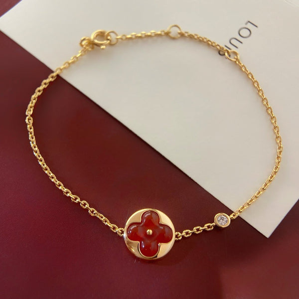 ˇTrend JewelryˇSUN PEDANT CARNELIAN BRACELET