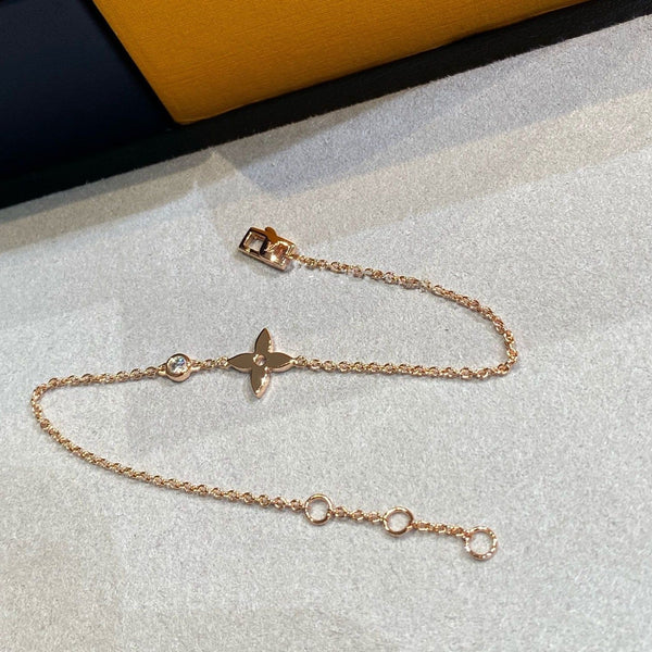 ˇTrend JewelryˇSTAR DIAMOND PINK GOLD BRACELET