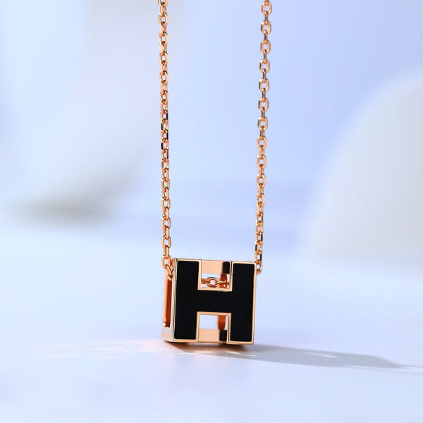 ˇTrend JewelryˇH CAGE PINK GOLD NECKLACE