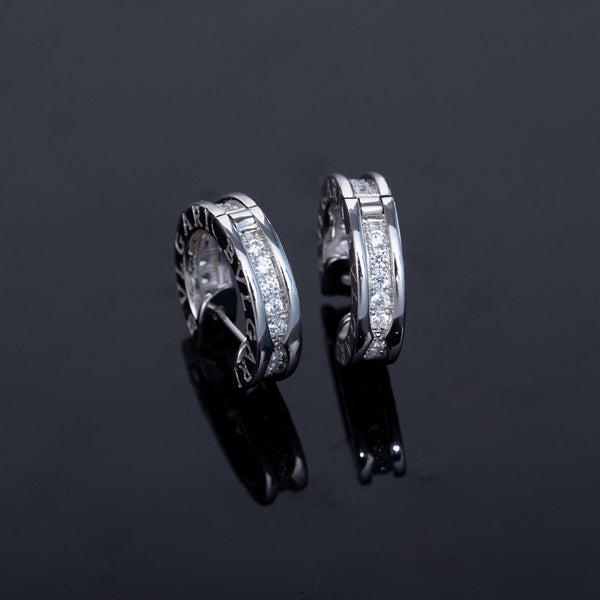 ˇTrend JewelryˇZERO 1 MINI SILVER DIAMOND EARRINGS