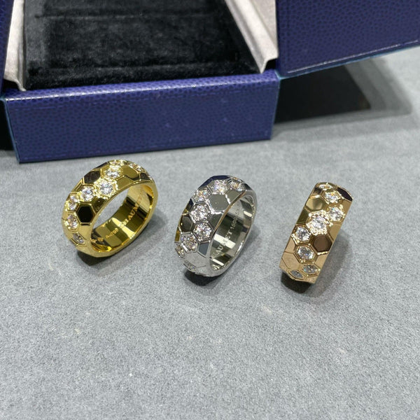 ˇTrend JewelryˇBEE LOVE DIAMOND LARGE RING
