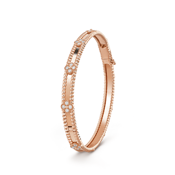 ˇTrend JewelryˇCLOVER BRACELET 4MM DIAMONDS