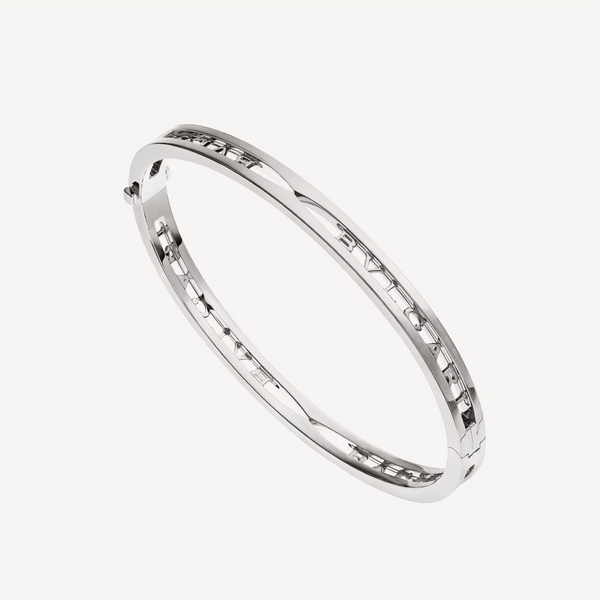 ˇTrend JewelryˇZERO 1 SPIRAL LOGO SILVER BRACELET