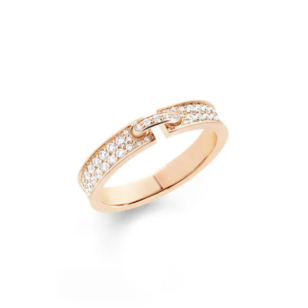 ˇTrend JewelryˇALLIANCE LIENS VIDENCE PAVED DIAMOND 4MM RING