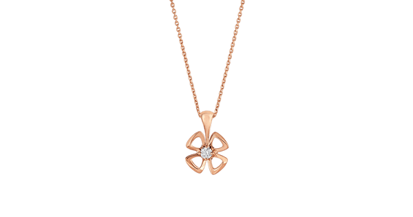 ˇTrend JewelryˇFIOREVER NECKLACE DIAMOND CENTER