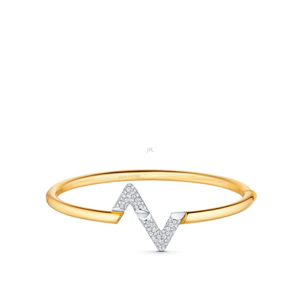ˇTrend JewelryˇVOLTE UPSITE DOWN GOLD DIAMOND BRACELET