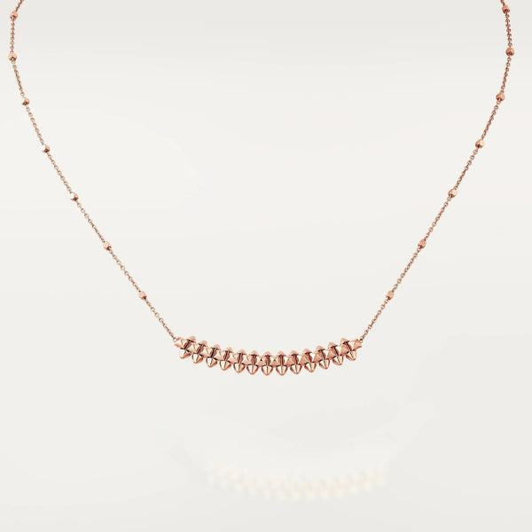 ˇTrend JewelryˇCLASH PINK GOLD NECKLACE