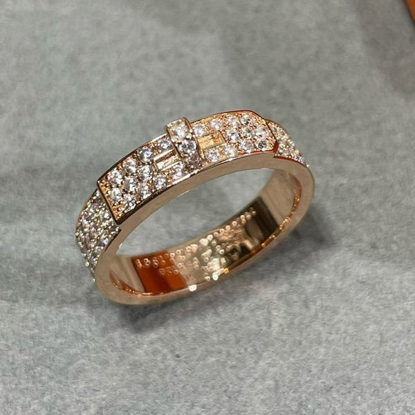 ˇTrend JewelryˇKELLY PINK GOLD DIAMOND RING