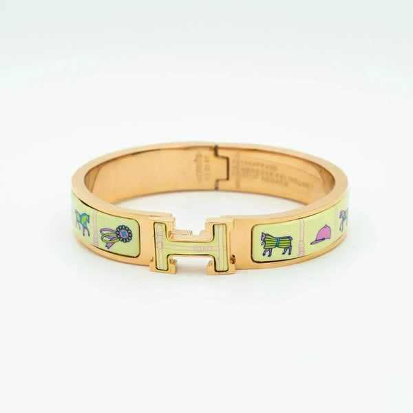 ˇTrend JewelryˇH ROSA GOLD ARMBAND CREME KERAMIK
