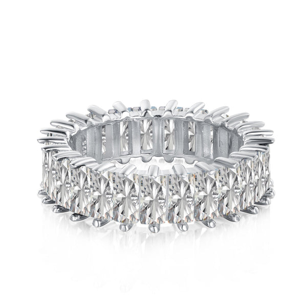 ˇTrend JewelryˇUnique Colorful Radiant Cut RIng