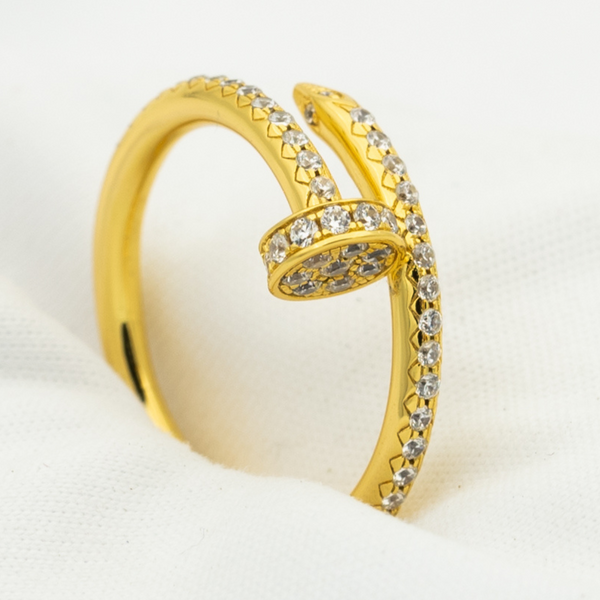 ˇTrend JewelryˇJUSTE RING 1.8MM GOLD DIAMONDS