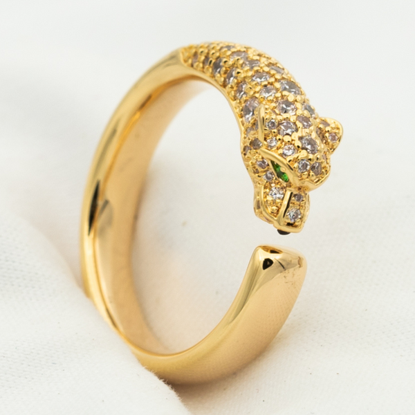 ˇTrend JewelryˇPANTHERE RING DIAMOND 7.3MM