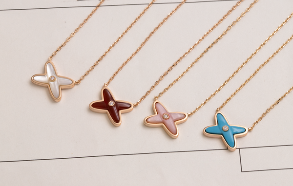 ˇTrend JewelryˇJEUX DE NECKLACE 1 DIAMOND