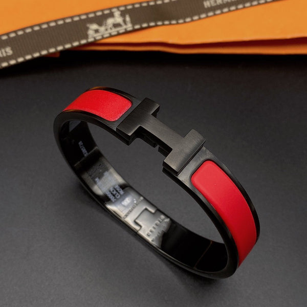 ˇTrend JewelryˇCLIC HM SO SCHWARZ ROT ARMBAND