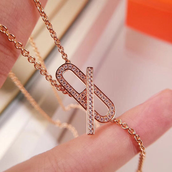 ˇTrend JewelryˇHM FIRE PIG NOSE NECKLACE TRENDY STREET