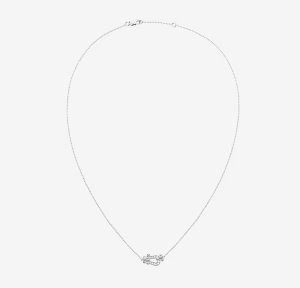 ˇTrend JewelryˇFORCE 10 DIAMOND SILVER NECKLACE MINI MODEL
