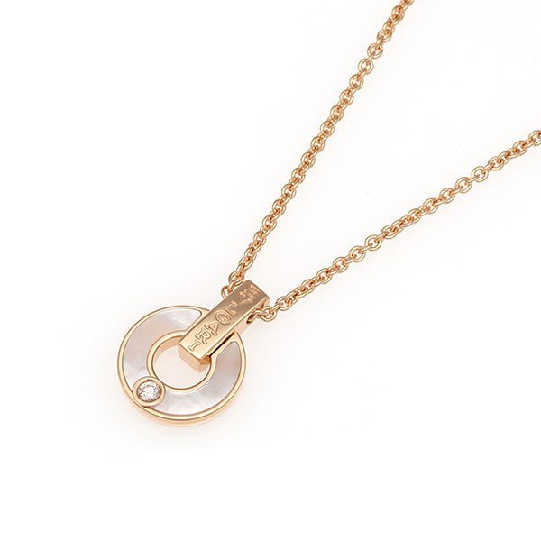 ˇTrend JewelryˇGARI HALSKETTE ROSA GOLD MOP