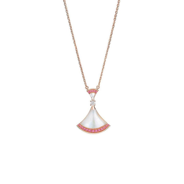 ˇTrend JewelryˇDREAM NECKLACE MOP PINK DIAMOND