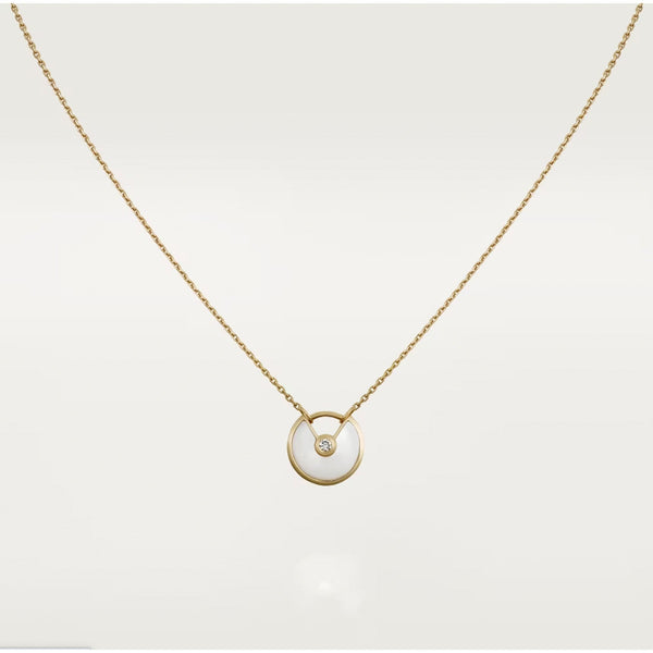 ˇTrend JewelryˇAMULETTE ROSE GOLD MOP NECKLACE