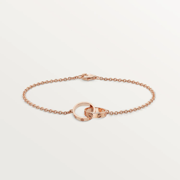 ˇTrend JewelryˇLOVE BRACELET DOUBLE RING