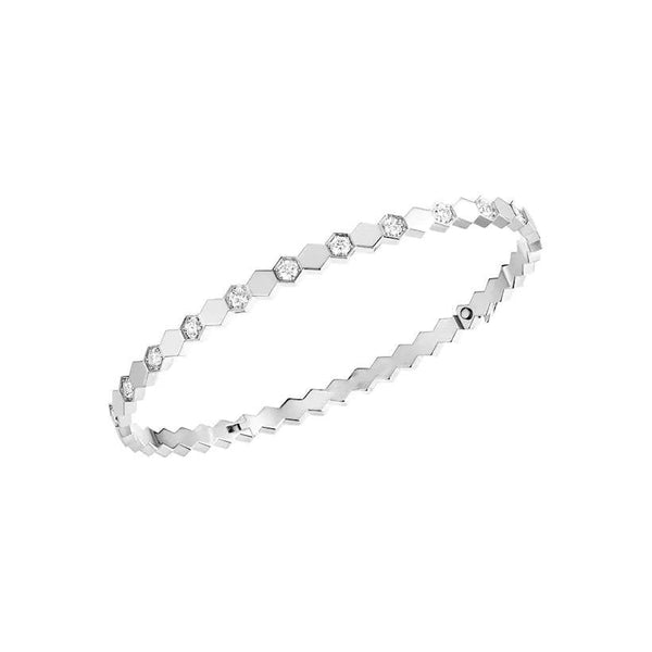 ˇTrend JewelryˇBEE LOVE SILVER DIAMOND BRACELET