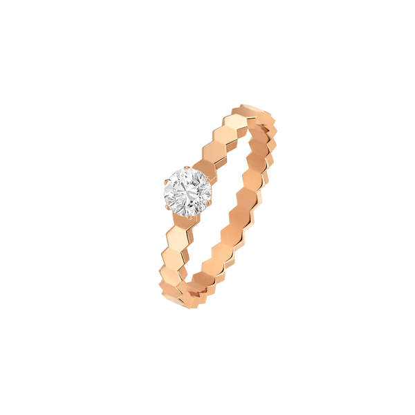 ˇTrend JewelryˇBEE LOVE RING PINK GOLD 1 DIAMOND