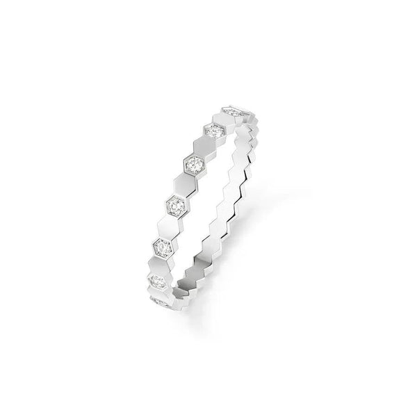 ˇTrend JewelryˇBEE LOVE RING SILVER DIAMOND